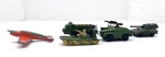 5 Military Vehicle Lesney Match Box & Beechcraft Bonanza Aire Plane. Fixed Price $16.74.
