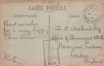 Military Army Office S50 Cover Stamp Wwi 1918 Us Embassy Vtg Postcard G14. Fixed Price $9.00.