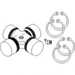 Universal Joint - 35 Mm X 97 Fits John Deere 2040 2140 AL110150. Fixed Price $78.19.