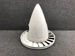 1457306-1 1457210-202 Cessna 336 Aft Propeller Spinner Assembly W/ Cooling Fan. Fixed Price $1680.00.