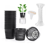 30 Pack Inch Net Cups With Ft Hydroponic Wicks & Plant Labels. Fixed Price $13.66.