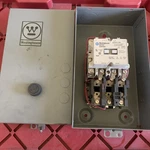 A200M1CBP Westinghouse Motor Control Unit Steel Outdoor Box Electrical Panel. Fixed Price $100.00.