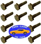 #10-32 X 21/32" Airframe Bolt Undrilled Shank 1/4" Grip AN3-5A Gm 10PC Set #737. Fixed Price $10.49.