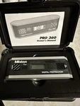Mitutoyo Digital Protractor Angle Gauge 360 950-317. Fixed Price $225.00.