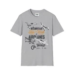 Aviation Lover's T-shirt, Vintage Airplane Tee, Beechcraft Grumman Cessna. Fixed Price $18.99.