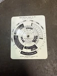 Baron 260 H.p. Continental IO-470-L Horsepower Fuel Flow Computer Wheel Hp & Ff. Fixed Price $145.00.