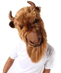 Hpo Adult Unisex Brown Yak Bull Ox Mask, One Size Fits All, HA-029. Fixed Price $45.20.