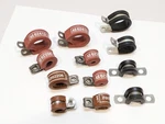 Lot (12) Aircraft Aviation Cushioned Loop Adel Cable Wiring Harness Clamps. Fixed Price $45.00.
