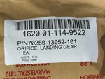 Sikorsky Helicopter Landing Gear Orifice P/n 70250-13052-101 New. Fixed Price $84.50.