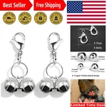 Stylish 4-PIECE Copper Cat Bell Set With Strong Clips For Pet Safety X-silver. Fixed Price $12.99.