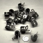 17 Hmmwv Jm Clamp Loop New MS21919WDG4 .265" Id. Blk Rubber Insul .500". Fixed Price $12.07.