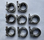 Lot Of 8 Clamps Falcon 40-C 60 A30495954 CDA-00624 Torque Nut. Fixed Price $199.99.