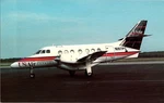 Usair Express Bae 3101 Jetstream Airplane On Tarmac Vintage Chrome Postcard. Fixed Price $6.99.