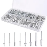 Pop Assortment Kit - 200 Pcs Aluminum Blind RIVETS,8 Sizes. Fixed Price $11.94.