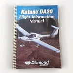 1995 Diamond Katana Flight Information Manual Booklet DA202/9. Fixed Price $19.99.