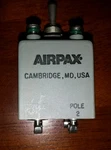 One New Airpax Mil-spec Circuit Breaker 81541 AP-12 240 V, 2POLE, 400HZ. Fixed Price $25.00.