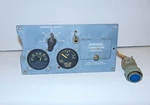 Military Aircraft Cabin Heat Control Panel W/indicators, Douglas C-118 DC-6 C-54. Fixed Price $85.00.