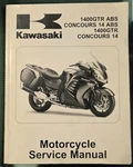 Oem Kawasaki 2010 1400GTR Concours / Abs ZG1400 Service Manual #99924-1431-31. Fixed Price $120.00.