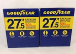 Goodyear 27.5" Bicycle Inner Tube Set Of Heavy Duty Schrader Valve New. Fixed Price $22.07.