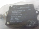 Tyco, 782-0864 Circuit Breaker W23-X1A1G-20 Dc 250V Ac 20A. Fixed Price $28.51.