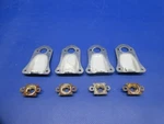 Piper Lower Cowl Fastener Cup & Receptacle P/n 65889-00 Lot Of (1224-1025). Fixed Price $158.50.