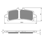 Goldfren Front Brake Pads For Aprilia RSV4 Rr Race Pack 2016 (S33 X2). Fixed Price $36.43.
