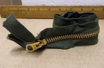 Vintage Vietnam Era - Talon Brass Zipper / Interlocking Slide Fastener (nos). Fixed Price $59.99.