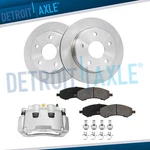 Front Disc Rotors Right Caliper Brake Pads For 2005-08 Dakota Mitsubishi Raider. Fixed Price $182.44.