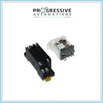 Relay + Socket - Dpdt 12 Vdc 10A Progressive Automations. Fixed Price $19.94.