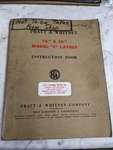 Pratt Whiteney Operator Service Manual Book 14 16 Model Lathes Shop Machine. Fixed Price $178.52.