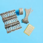 Candle Supply Starter Set Centerer 8 Wicks Stickers Warning Labels. Fixed Price $8.49.