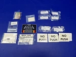 Beech Assorted Decals P/n 101-341101-71 Nos (0426-1279). Fixed Price $62.50.