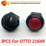 QTY:3 New For Otto 21649 Pins Waterproof Reset Button Switch 12MM (red. Fixed Price $60.58.