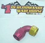 Aeroquip -20 An Reuseable 90 Red / Yellow Aluminum Reusable Fitting. Fixed Price $35.00.