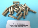 3/16 #10-32 3/4 Titanium (20) Flush Screws Aircraft Race Boeing BACB30XD3K7. Fixed Price $24.99.