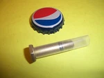 Close Tolerance Bolt For Military Aircraft 1/4-28 With Retainer. Fixed Price $16.00.