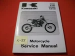 Kawasaki KX60 KX80 KDX80 KX100 Motorcycle Service Manual #99924-1094-09 1988-04. Fixed Price $49.90.