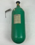 Kidde Aviators Breathing Oxygen Cylinder 923748 3AA1800 Steel Tank 1960 Rcaf Nos. Fixed Price $325.00.