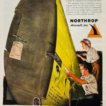 1944 Northrop Aircraft WW2 Advertisement Aviation Women Power War Planes E90E2. Fixed Price $20.99.
