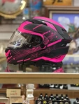 Gmax MD01 Flip Jaw Snow Wired Matte Black/pink Med Helmet. Fixed Price $195.00.