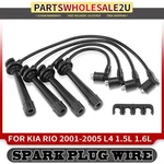 4PCS New Spark Plug Wire Set For Kia Rio 2001 2002 2003 2004 2005 L4 1.5L 1.6L. Fixed Price $22.99.