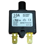 Eta Circuit Breaker, Push To Reset, Single Pole, AC240V, DC28V, 10A, Series 1658. Fixed Price $6.99.