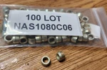 100 Lot Mil Spec NAS1080C06/NSN:5320-00-551-8000 Rivet Pin Collar Free Us Ship. Fixed Price $29.99.