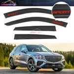 Fits 22-26 Genesis GV70 & Electrified Window Visors Guard Acrylic W/ Red Sport. Fixed Price $43.23.