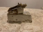 Cessna 150 Control Tee Bulkhead & Trim Cable Guide Bracket 0460123-1 / 0411286. Fixed Price $95.45.