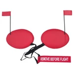 Cirrus SR20 G6 Cowl Plugs W/ Rbf Streamer (color: Red). Fixed Price $169.95.