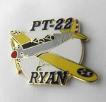 Ryan PT-22 Recruit Army Force Training Aircraft Lapel Pin Badge 1.5 Inches. Fixed Price $6.98.
