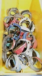 Used Grimes Tail Light Lens Hold Down Bracket, Pn C622001-004. Fixed Price $8.50.
