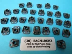 (30) #10-32 Side By Floating Anchor Nutplates Boeing Aircraft P/n BACN10KH3. Fixed Price $45.00.