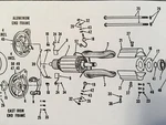 Delco-remy Generator 1101914 1101921 Parts List Instructions. Fixed Price $33.53.